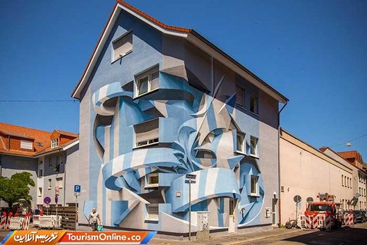 حال و هوای متفاوت ساختمان‌ها با هنر گرافیتی