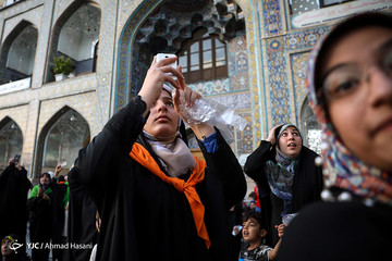 حال و هوای حرم رضوی در آستانه میلاد امام رضا (ع)