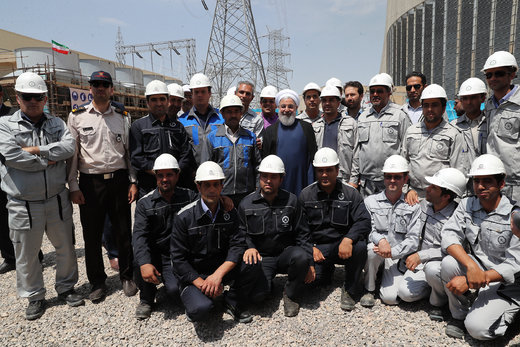  افتتاح فاز دوم نیروگاه سیکل ترکیبی شیروان توسط رئیس‌جمهور 