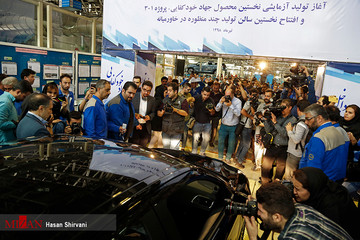 افتتاح آزمایشی خط تولید پژو۳۰۱