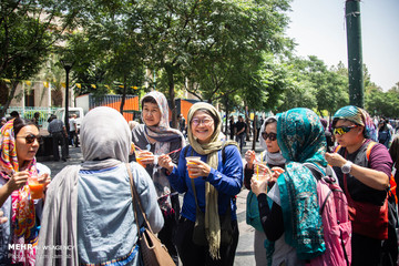 گرمای هوا در تهران