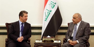 بارزانی با نخست‌وزیر عراق دیدار کرد