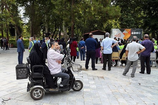 سه‌شنبه‌های بدون خودرو در کنار معلولان