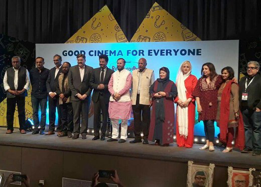 استقبال گرم بازیگر سرشناس هند از پوران درخشنده در جشنواره فیلم جگران