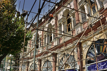 داربست‌ها در حسن‌آباد