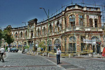داربست‌ها در حسن‌آباد