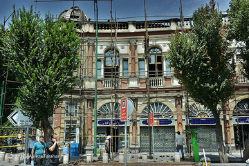 داربست‌ها در حسن‌آباد