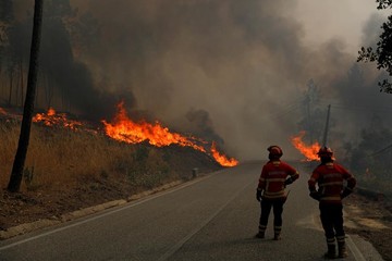 آتش سوزی در پرتغال
