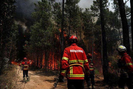 آتش سوزی در پرتغال