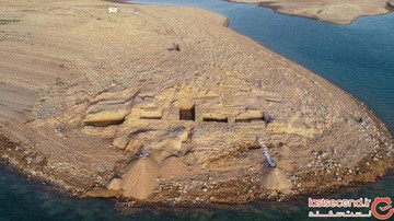 ماجرای عجیب کاخ ۳۴۰۰ ساله‌ عراقی، که بر اثر خشکسالی نمایان شد