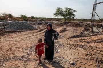 آخرین وضعیت روستای سیل‌زده روستای حمدان سلجه