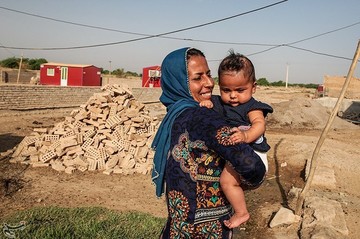 آخرین وضعیت روستای سیل‌زده روستای حمدان سلجه
