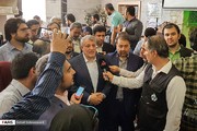 تصاویر | محسن هاشمی پای صندوق اولین انتخابات الکترونیک ایران
