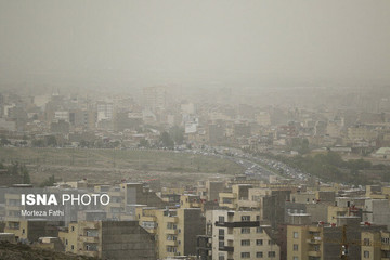 افزایش موقتی ذرات معلق در هوای تهران طی روز ۵ مرداد