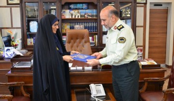 قدردانی سردار رحیمی از عملکرد بهنگام پلیس زن در ماجرای مترو دروازه دولت