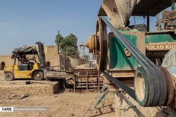کوره آجرپزی سنتی در استان فارس