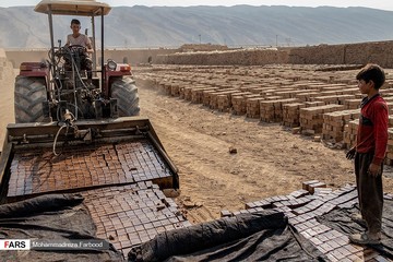 کوره آجرپزی سنتی در استان فارس