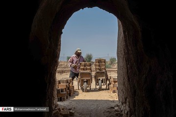کوره آجرپزی سنتی در استان فارس