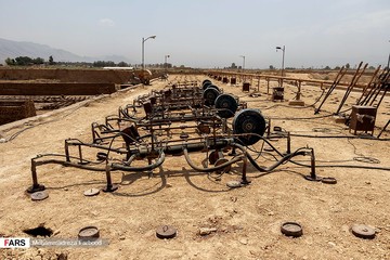 کوره آجرپزی سنتی در استان فارس