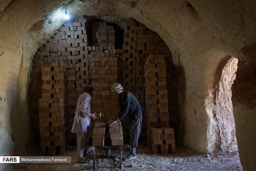 کوره آجرپزی سنتی در استان فارس