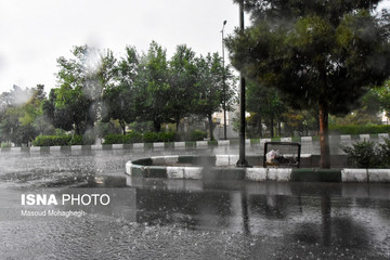 بارش باران در نقاط شمالی و جنوبی کشور