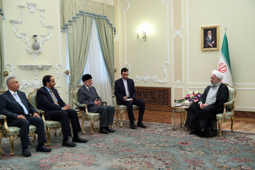 دیدار وزیر خارجه عمان با رئیس‌جمهور