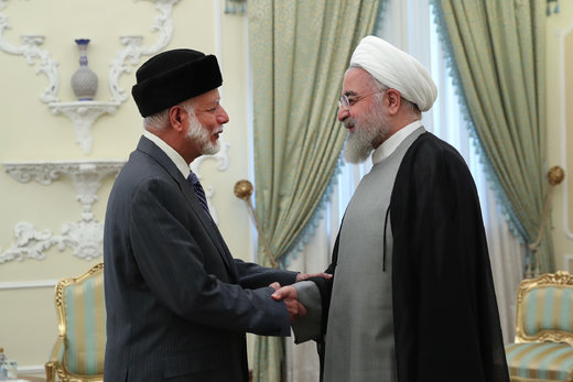 دیدار وزیر خارجه عمان با رئیس‌جمهور
