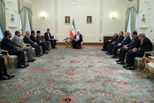 دیدار وزیر خارجه عمان با رئیس‌جمهور