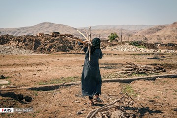 بی‌بی مروارید در روستای چم‌مهر استان لرستان