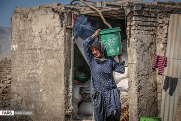 بی‌بی مروارید در روستای چم‌مهر استان لرستان