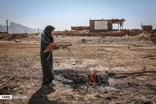 بی‌بی مروارید در روستای چم‌مهر استان لرستان