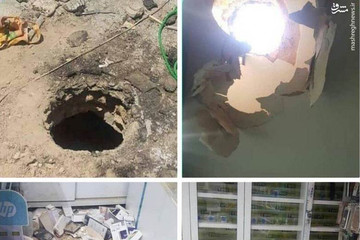 عکس | سرقت از یک موبایل‌فروشی به سبک فرار از زندان