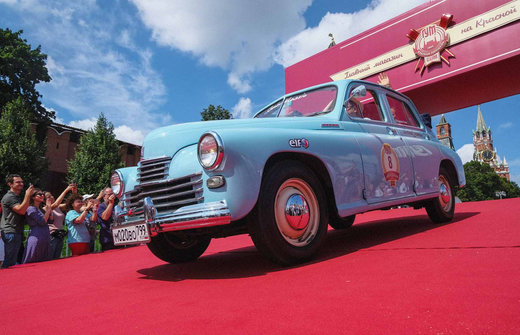 رالی خودروهای کلاسیک در مسکو