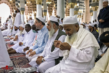 زائران در مدینه منوره