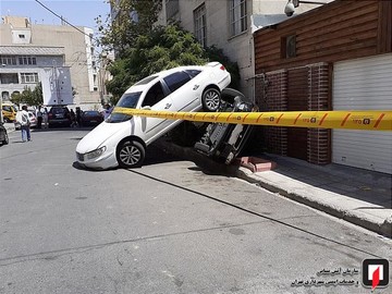 تصادف آزرا با رانا در بلوار اباذر