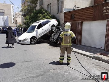 تصادف آزرا با رانا در بلوار اباذر