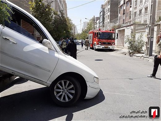 تصادف آزرا با رانا در بلوار اباذر