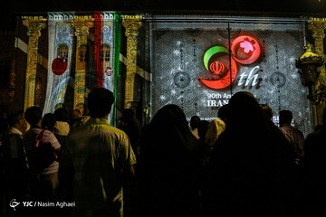 نورپردازی سه بعدی در کاخ گلستان