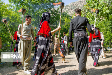 جشن چله تابستان در روستای زردوئی استان کرمانشاه