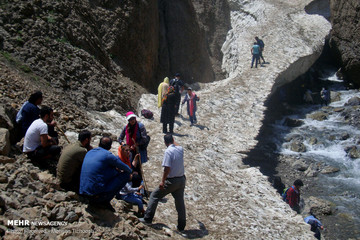 تونل برفی استان لرستان