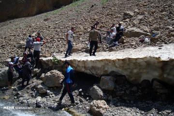 تونل برفی استان لرستان