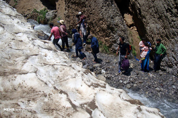 تونل برفی استان لرستان