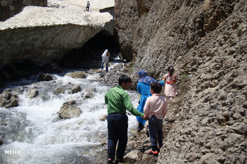 تونل برفی استان لرستان