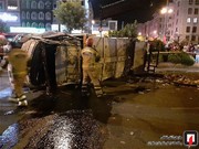 تصاویر | مرگ دلخراش راننده کامیونت‌کمپرسی در تهران