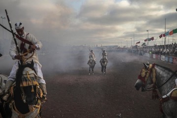 جشنواره اسب سواری در مراکش‎