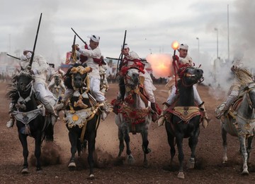 جشنواره اسب سواری در مراکش‎