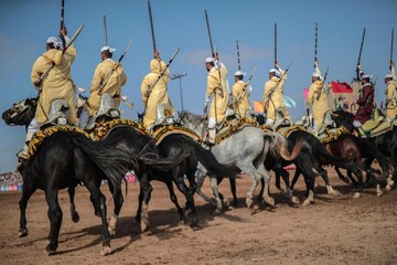 جشنواره اسب سواری در مراکش‎