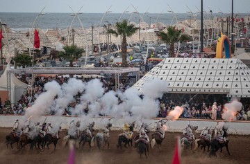 جشنواره اسب سواری در مراکش‎