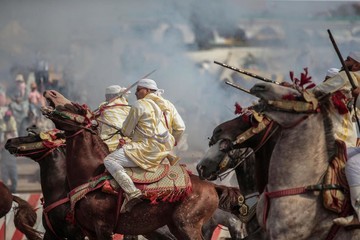 جشنواره اسب سواری در مراکش‎