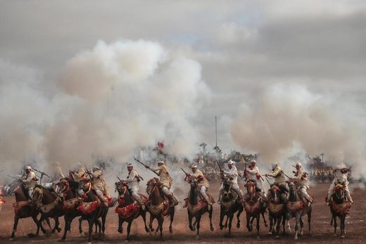 جشنواره اسب سواری در مراکش‎